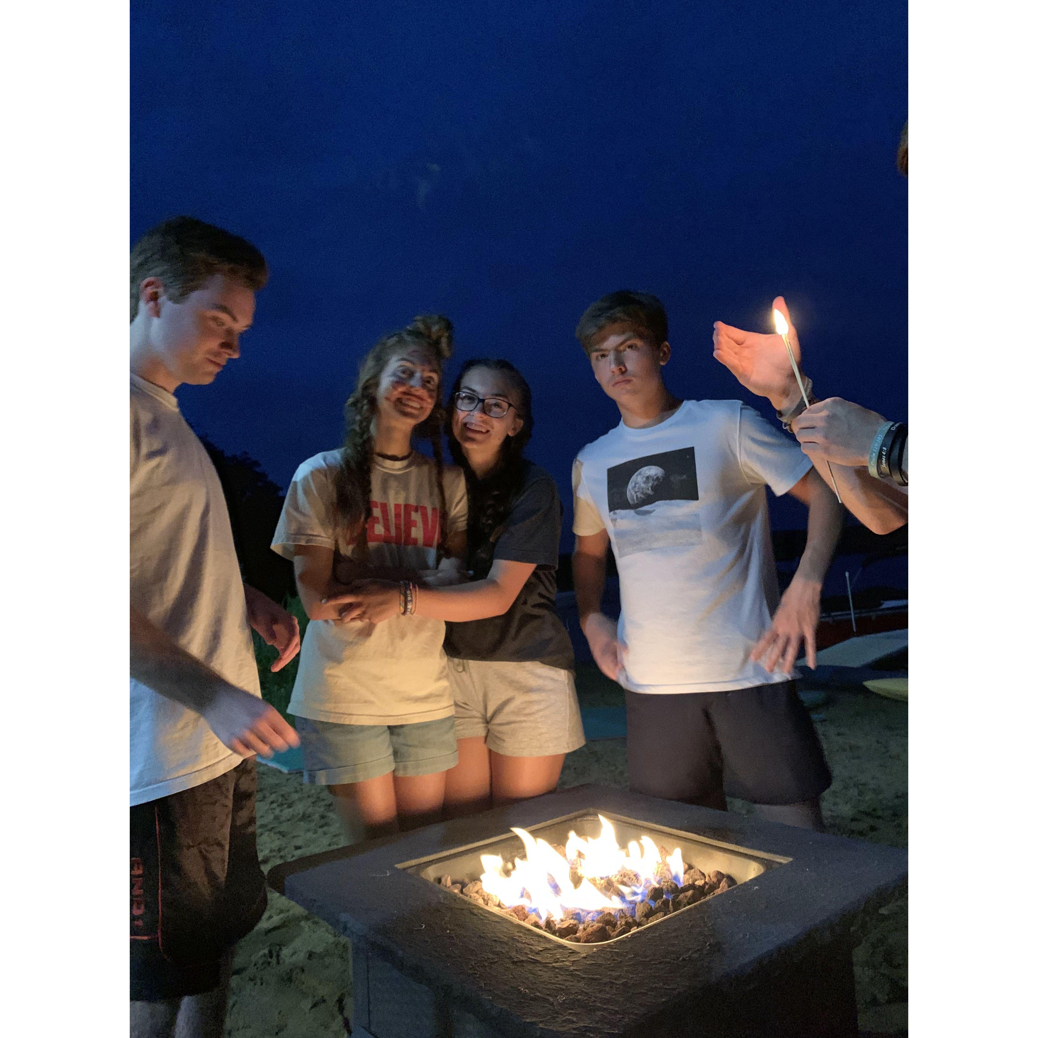 An interesting campfire if you look closely...