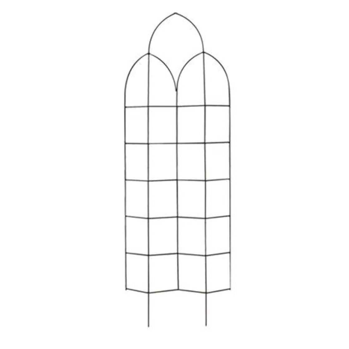 Enchanted Garden™ 24"W x 72"H Offset Spires Trellis