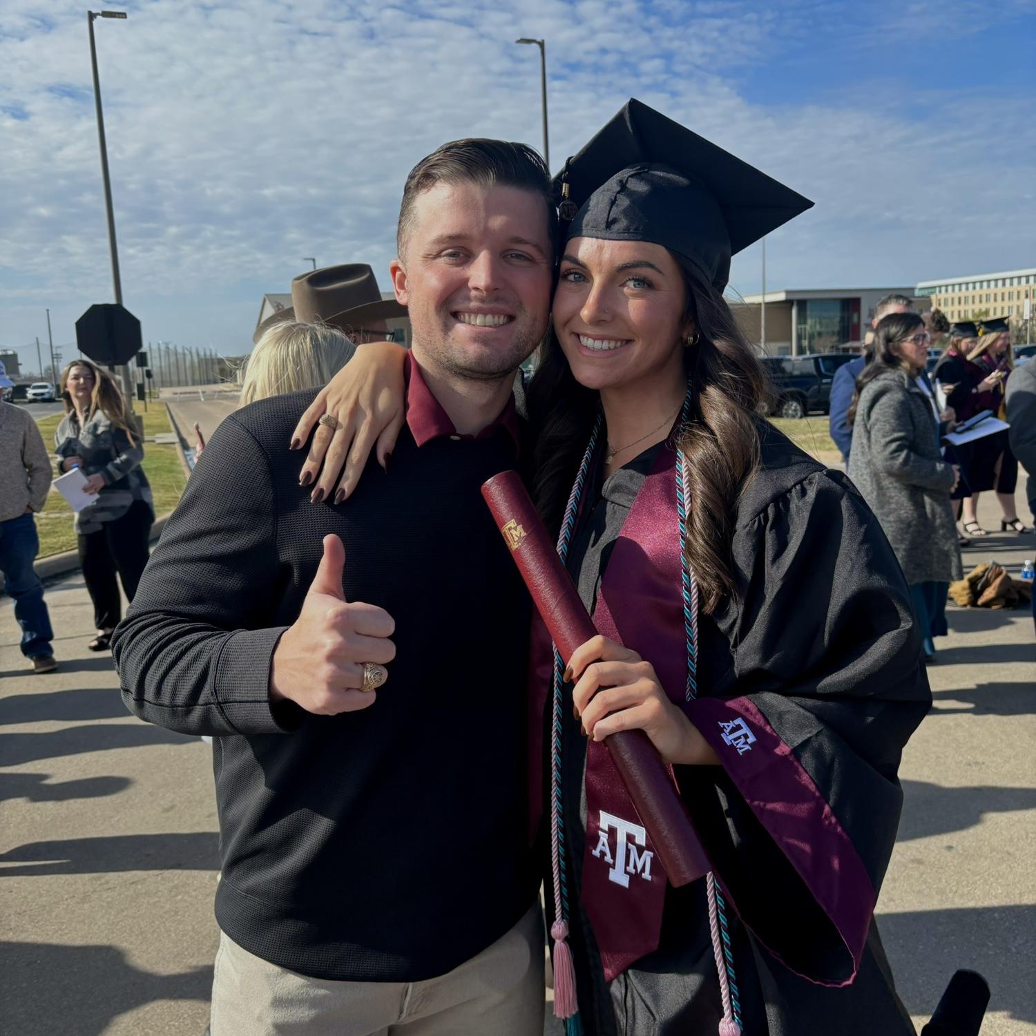 Chandler’s college graduation!