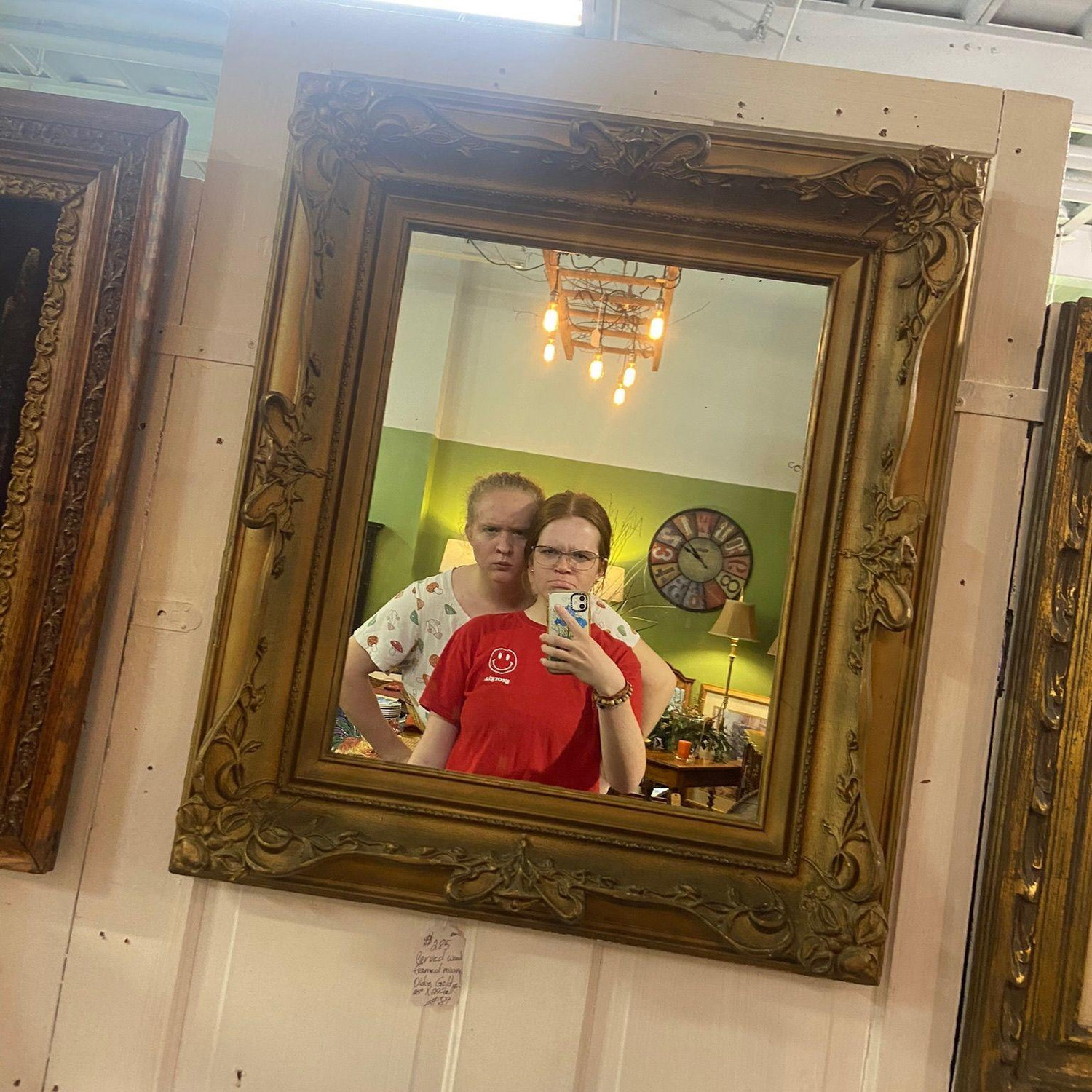 One of our first dates at an Antique Mall!