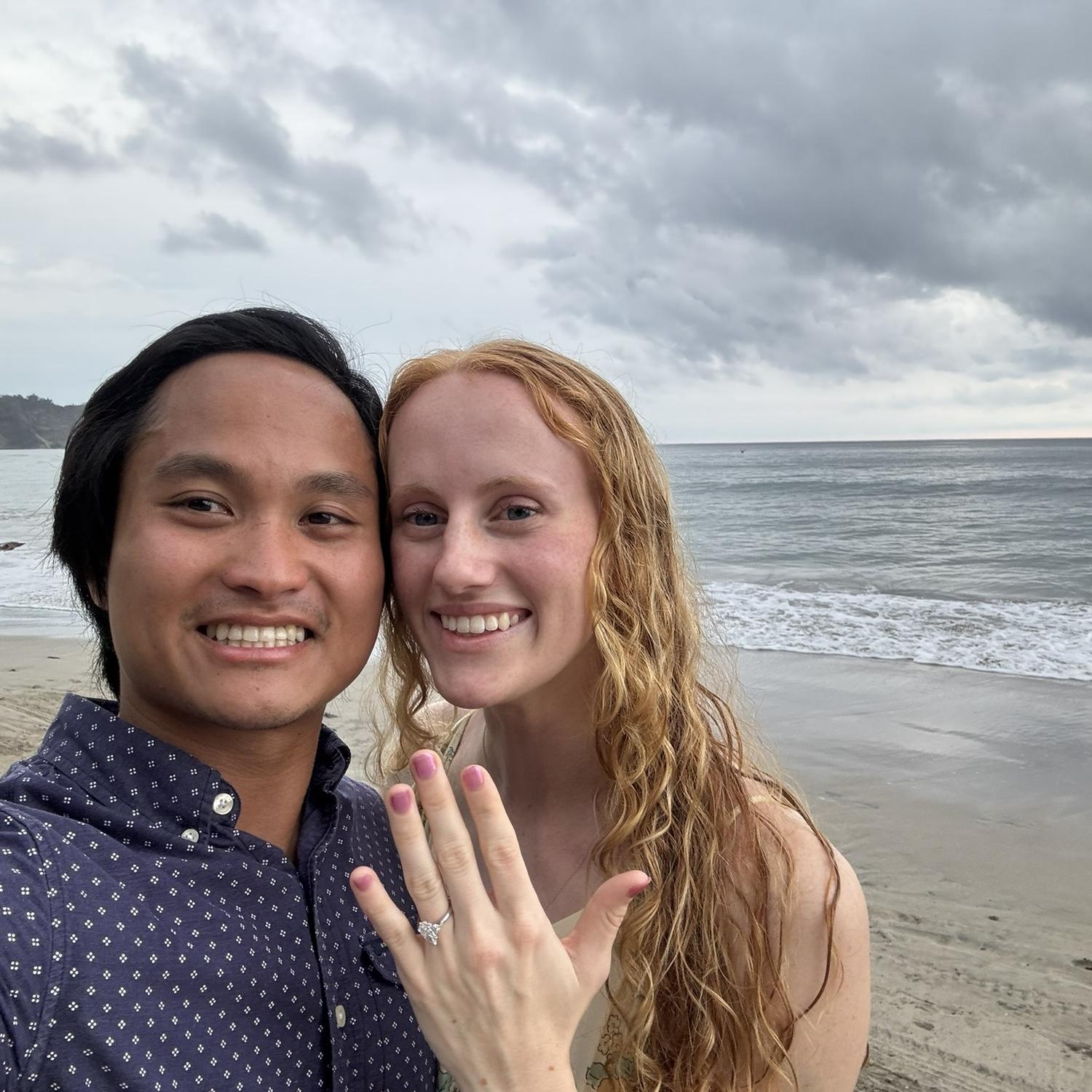 When we got engaged in Costa Rica, 2025!!!