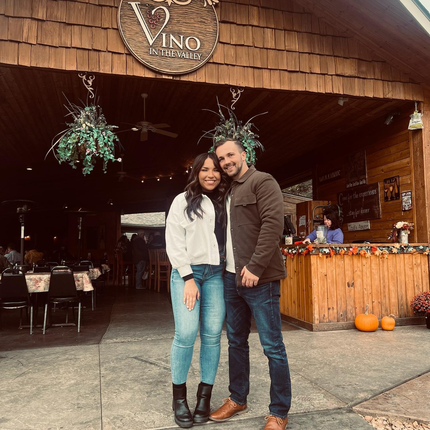 Took Blake to Syd’s favorite winery - Vino in the Valley!