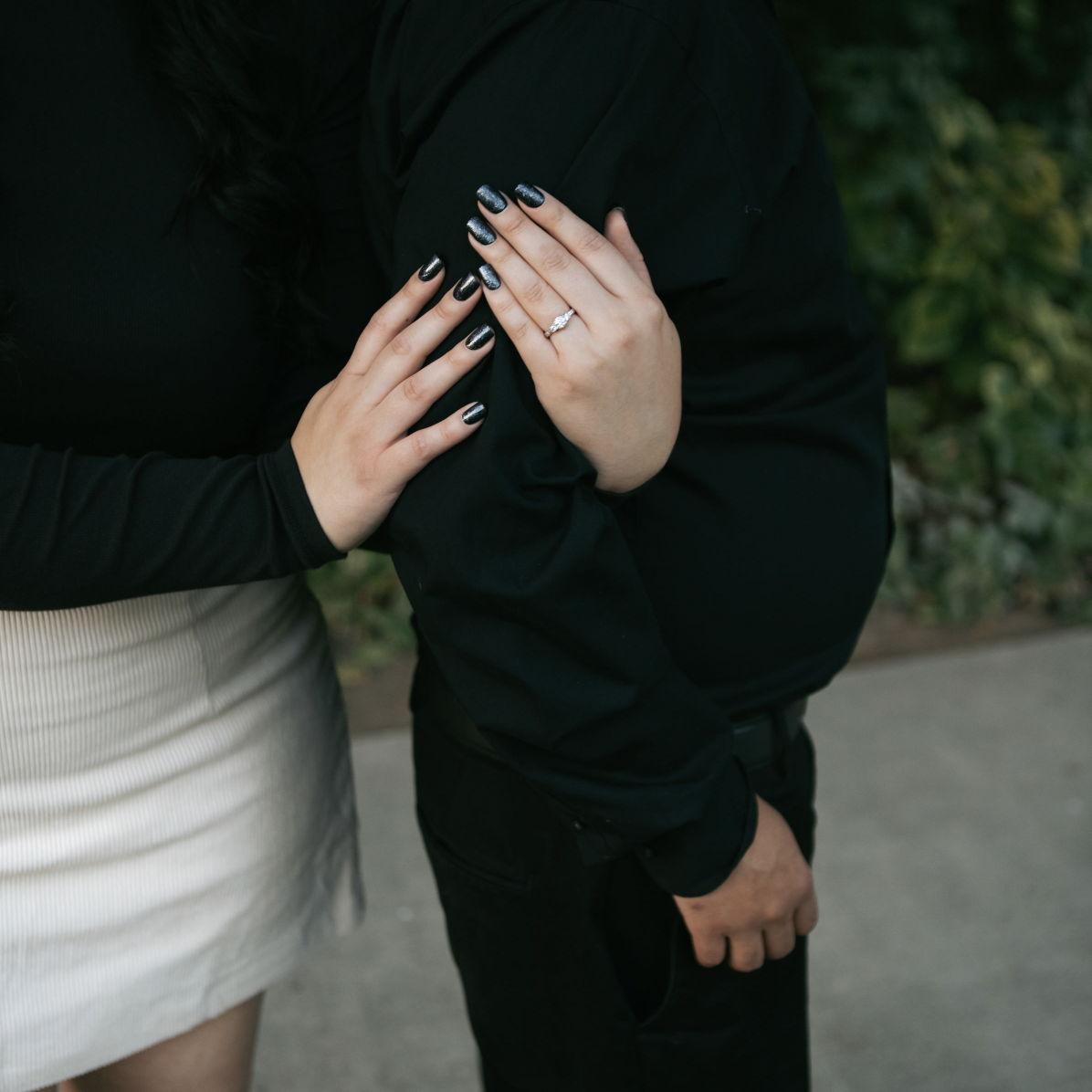 One of our first engagement photos!