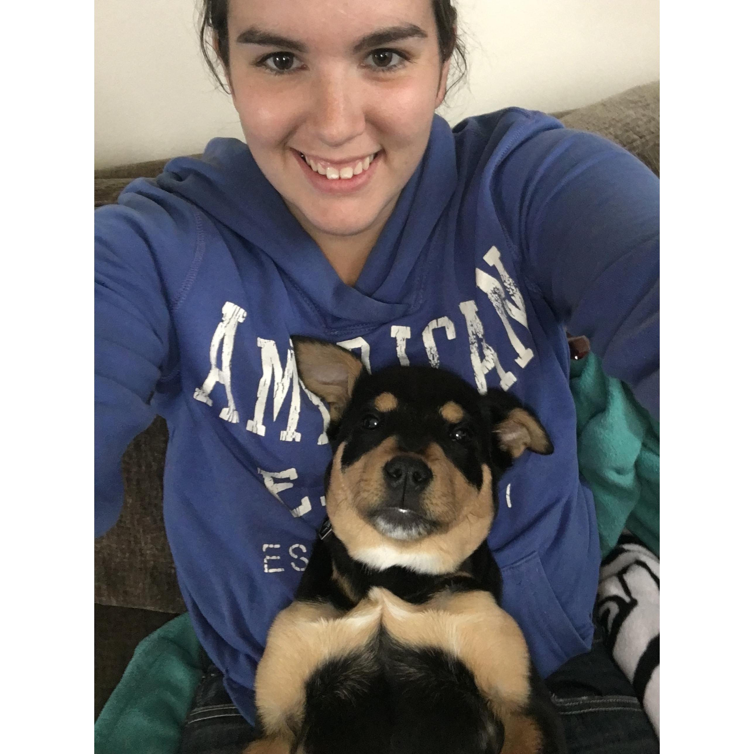 Our first furbaby Xena!