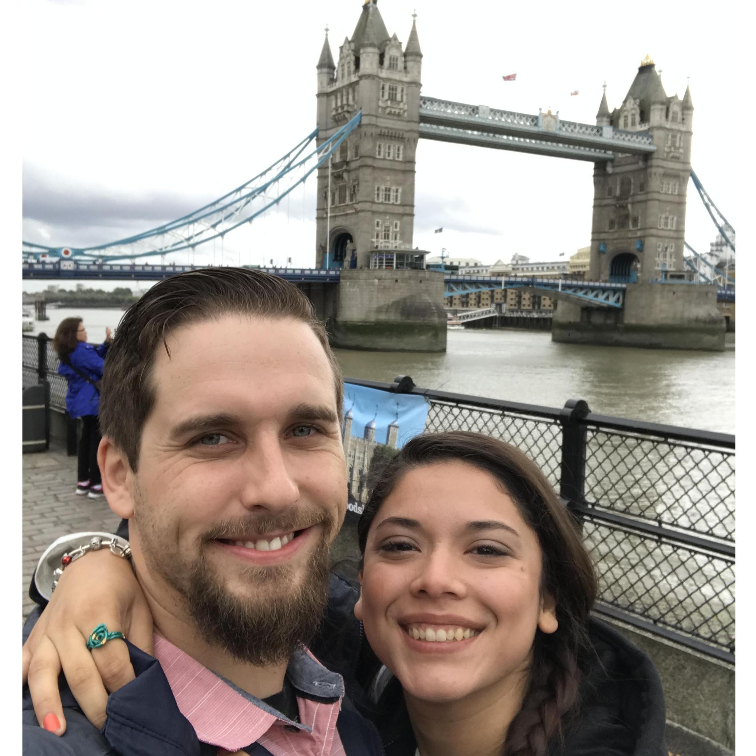 in England by the London Bridge.