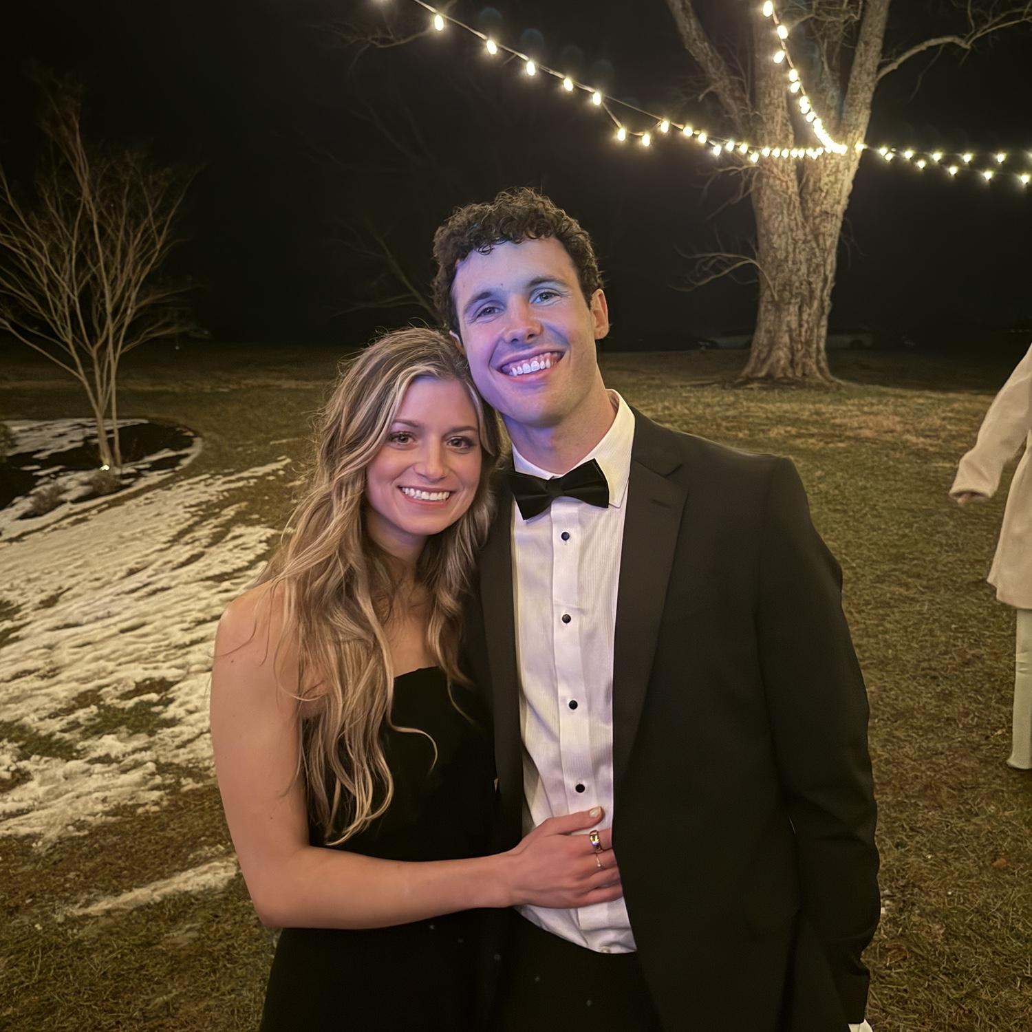 1/18/2025- Photo from wedding of friends, Jack and Mara, in Lynchburg, Virginia.