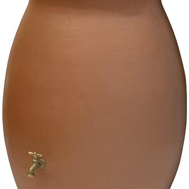 Algreen 81003 Products Castilla Rain Barrel 50-Gallon, Terra Cotta