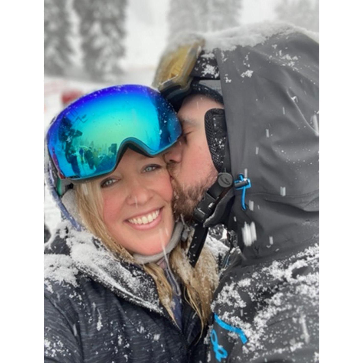 first year dating snowboard season!