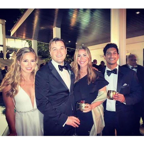 Celebrating another great Emory couple, Nate (groomsman) and Carly!