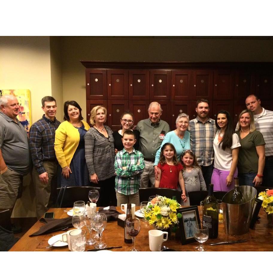 With Rob's Family Celbrating his Pop's Birthday!