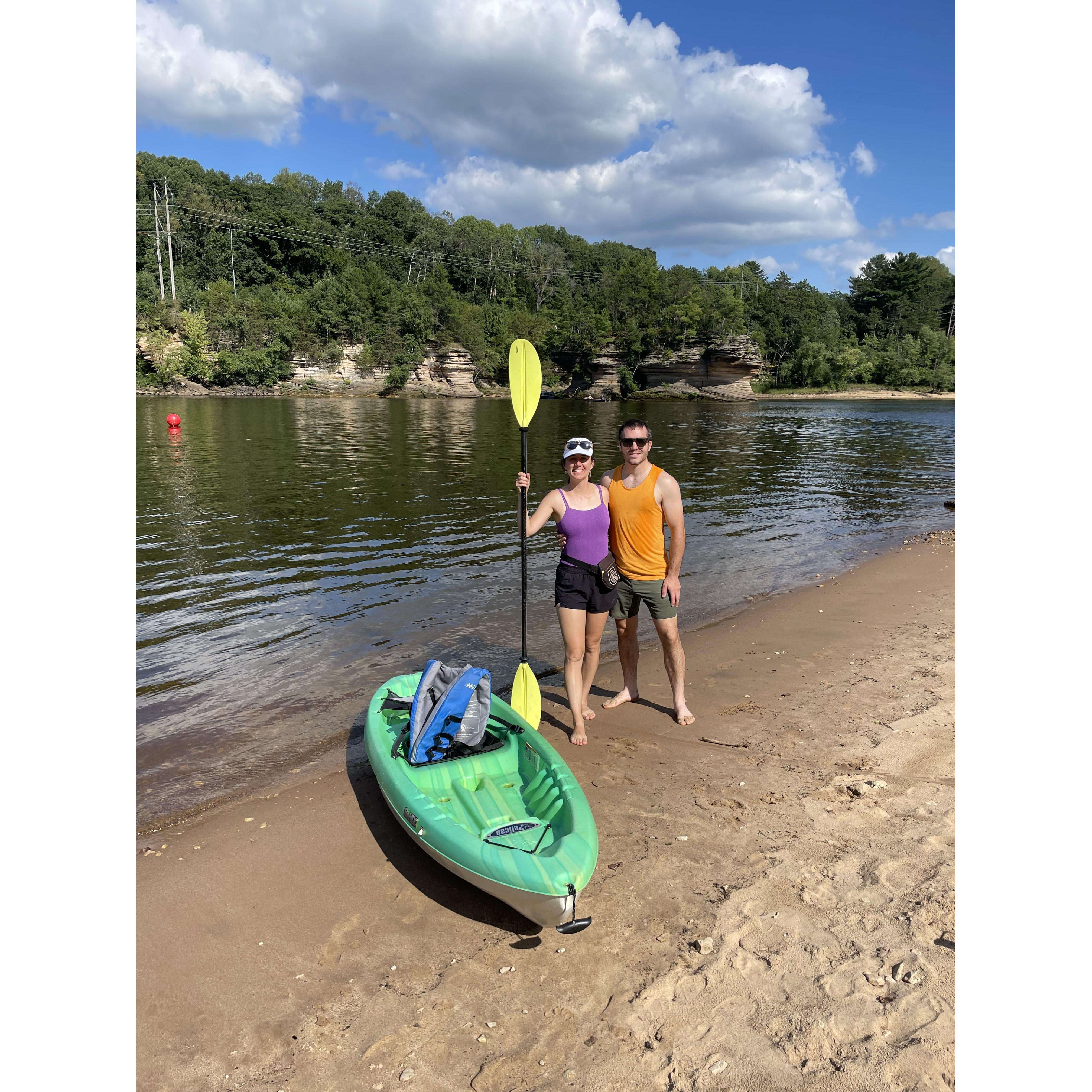 Kayaking in the Dells, August 2025
