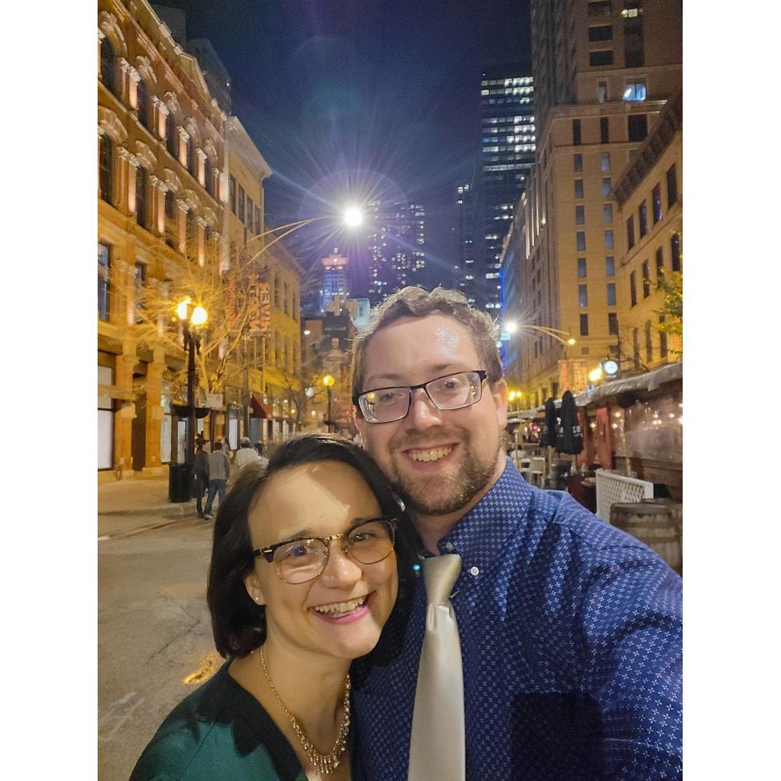 “Because I knew you I’ve been changed for the better…”🎶 City date to go see Wicked.