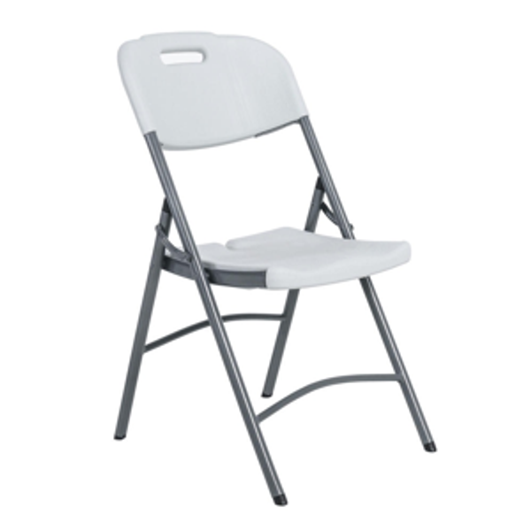 Peakform® White Resin Folding Chair - 400 lb Capacity at Menards®