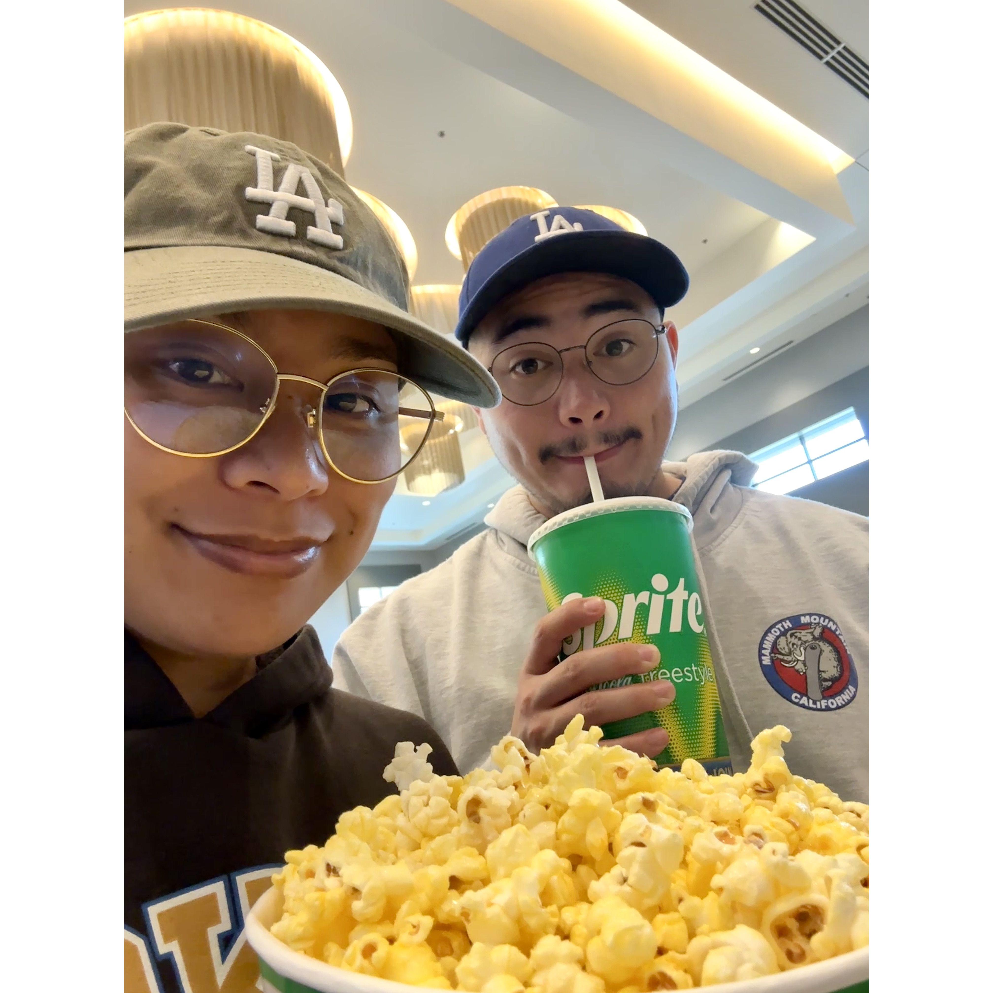 One of our favorite things to do: Watch movies at AMC