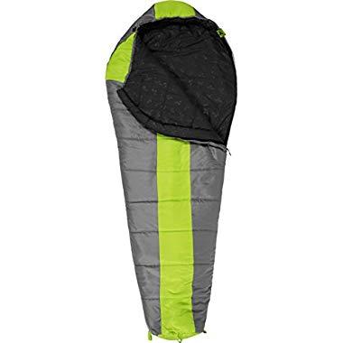TETON Sports Tracker Ultralight Mummy Sleeping Bag; Lightweight Backpacking Sleeping Bag for Hiking and Camping Outdoors; All Season Mummy Bag; Sleep Comfortably Anywhere; Green/Grey