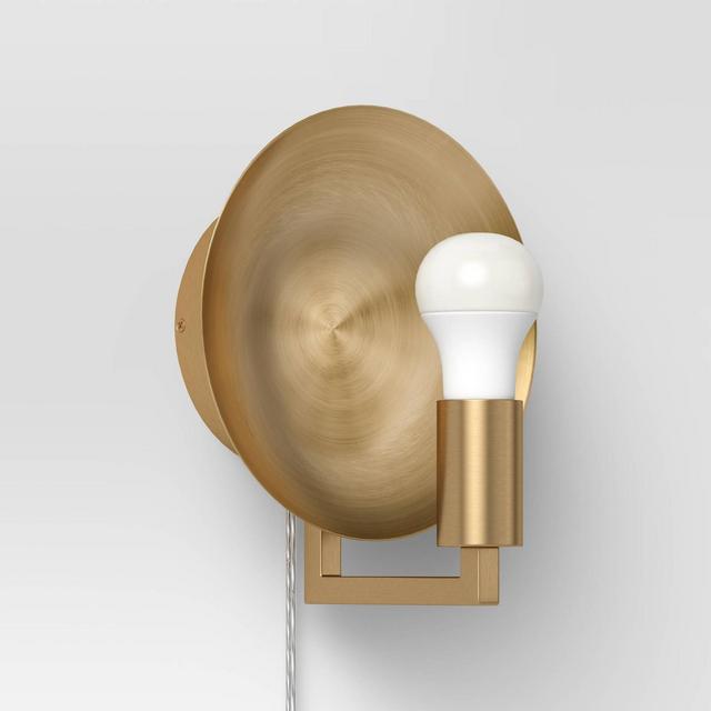 Sconce Reflector Lamp (Includes LED Light Bulb)Brass - Project 62™