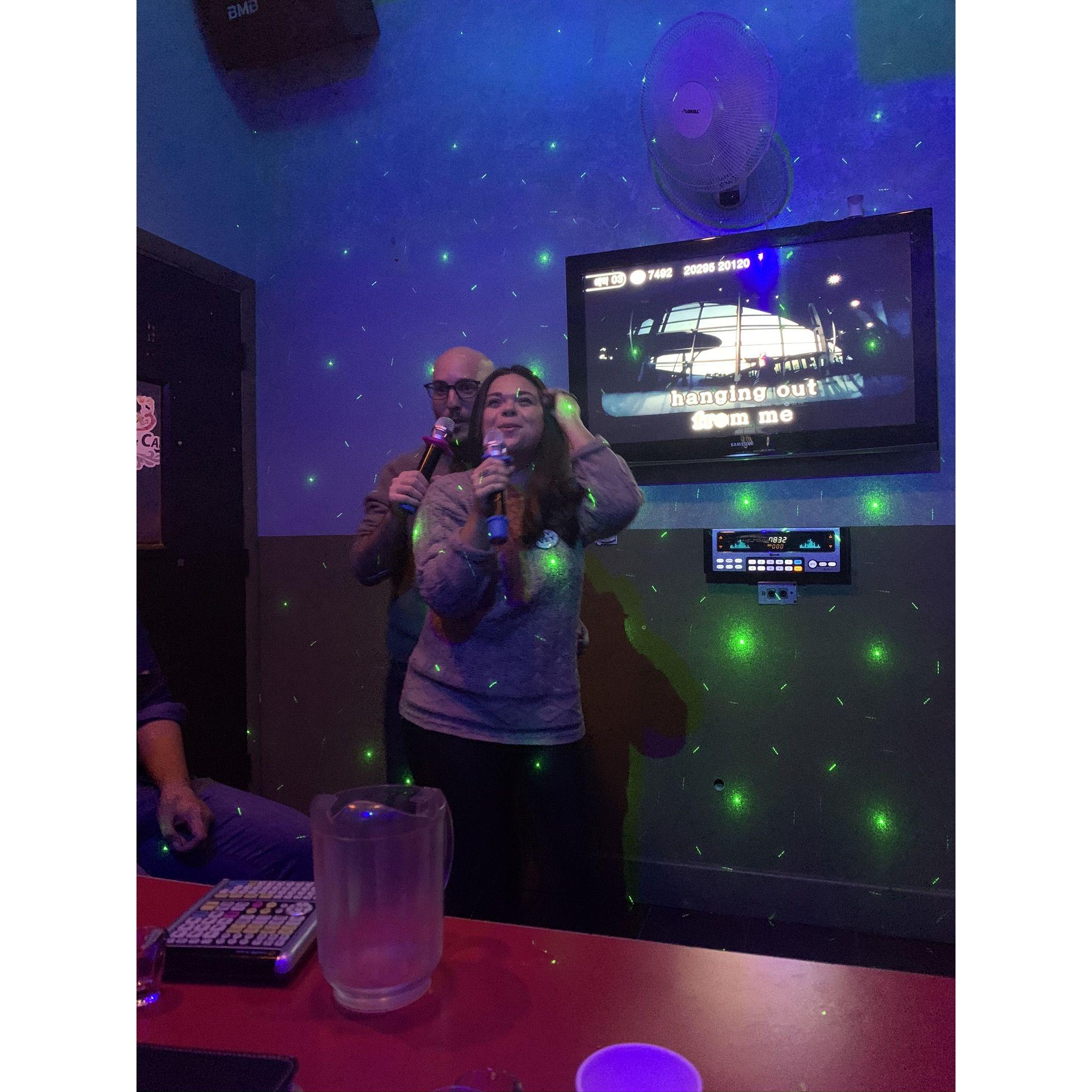 Karaoke for Ariella's 26th birthday (yes, we're singing "No Scrubs" lol) (2019)