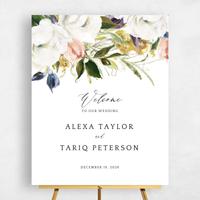 White Wedding Sign - Octavia Portrait