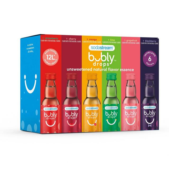 SodaStream 6pk bubly Drops - Variety Pack