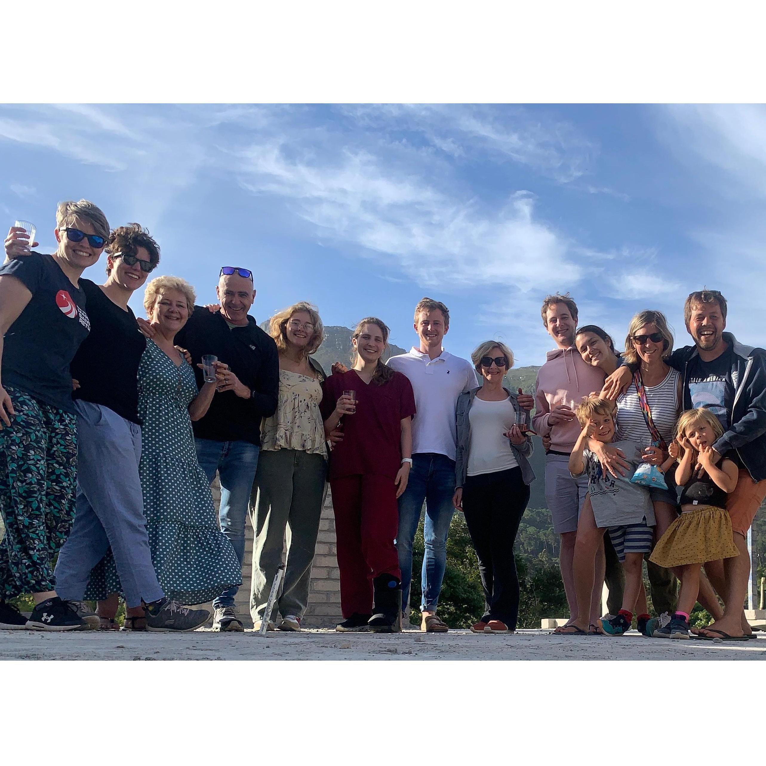 Celebrating Aunty Les' move to Hout Bay