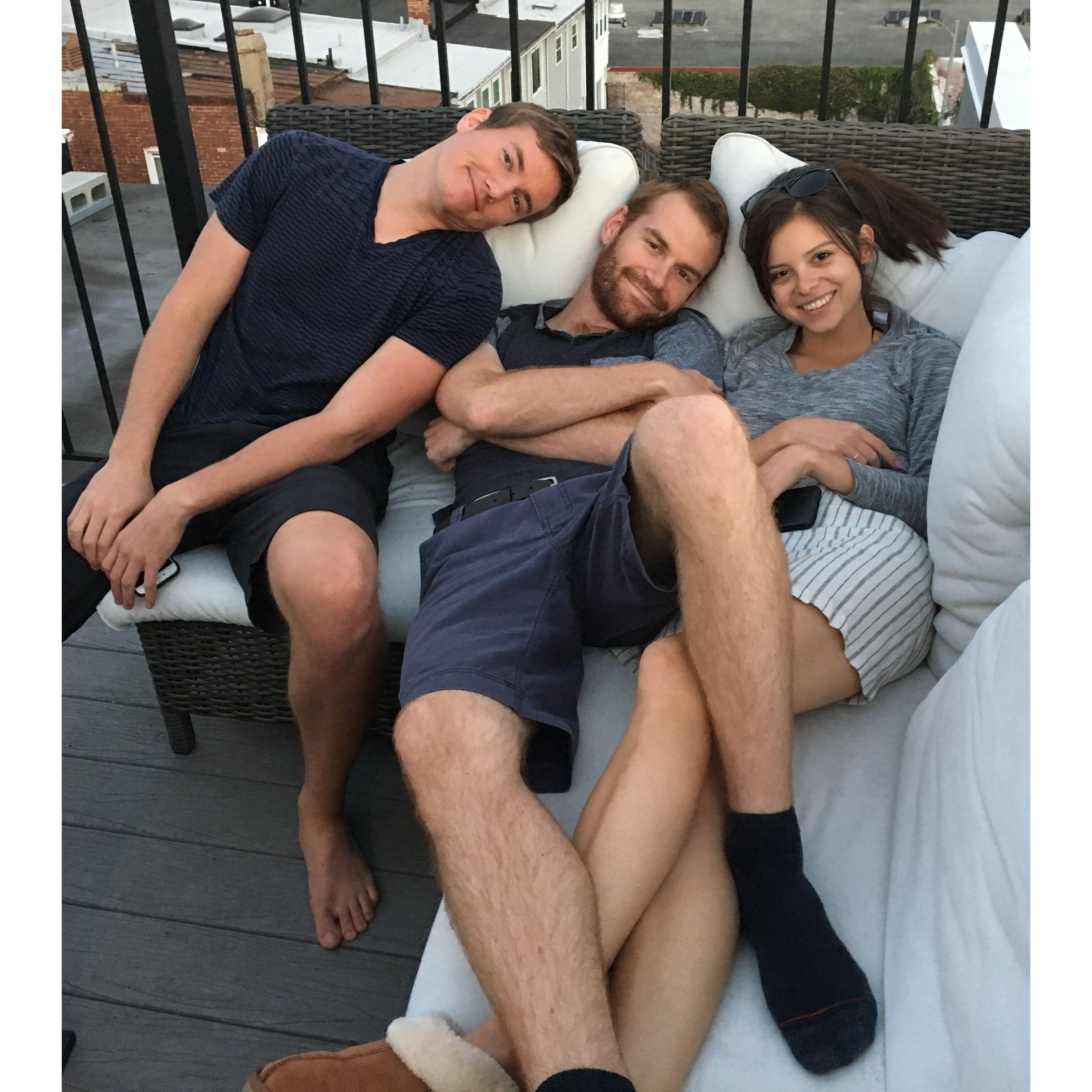 Our rooftop in Washington, D.C. (c. 2016)