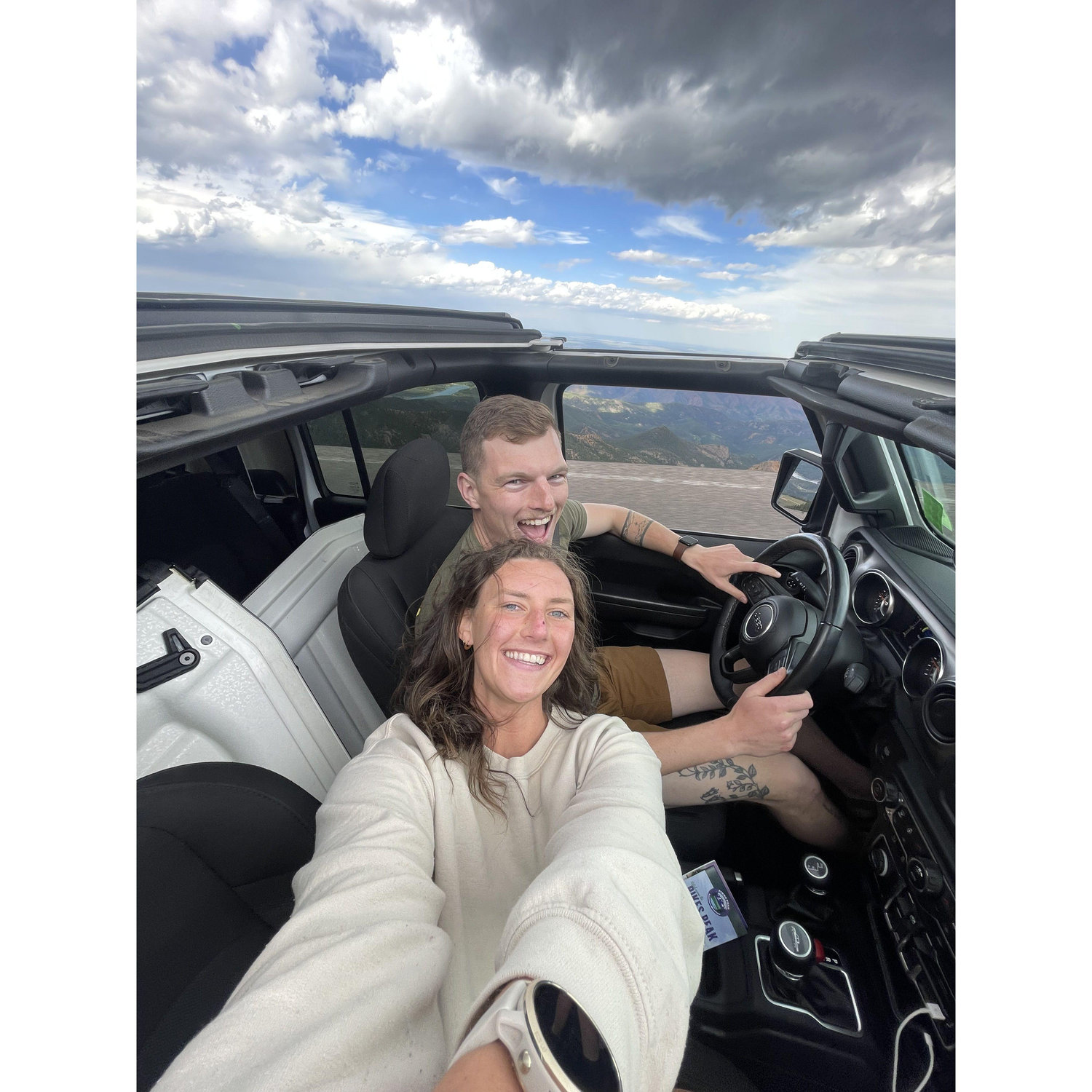 We quickly began racking up flights, travel days, and extended phone calls to make the most of living 1,941 miles apart. (Here we'd met in Denver, CO)