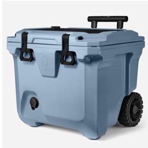 BrüTank 35-Quart Rolling Cooler | Denim