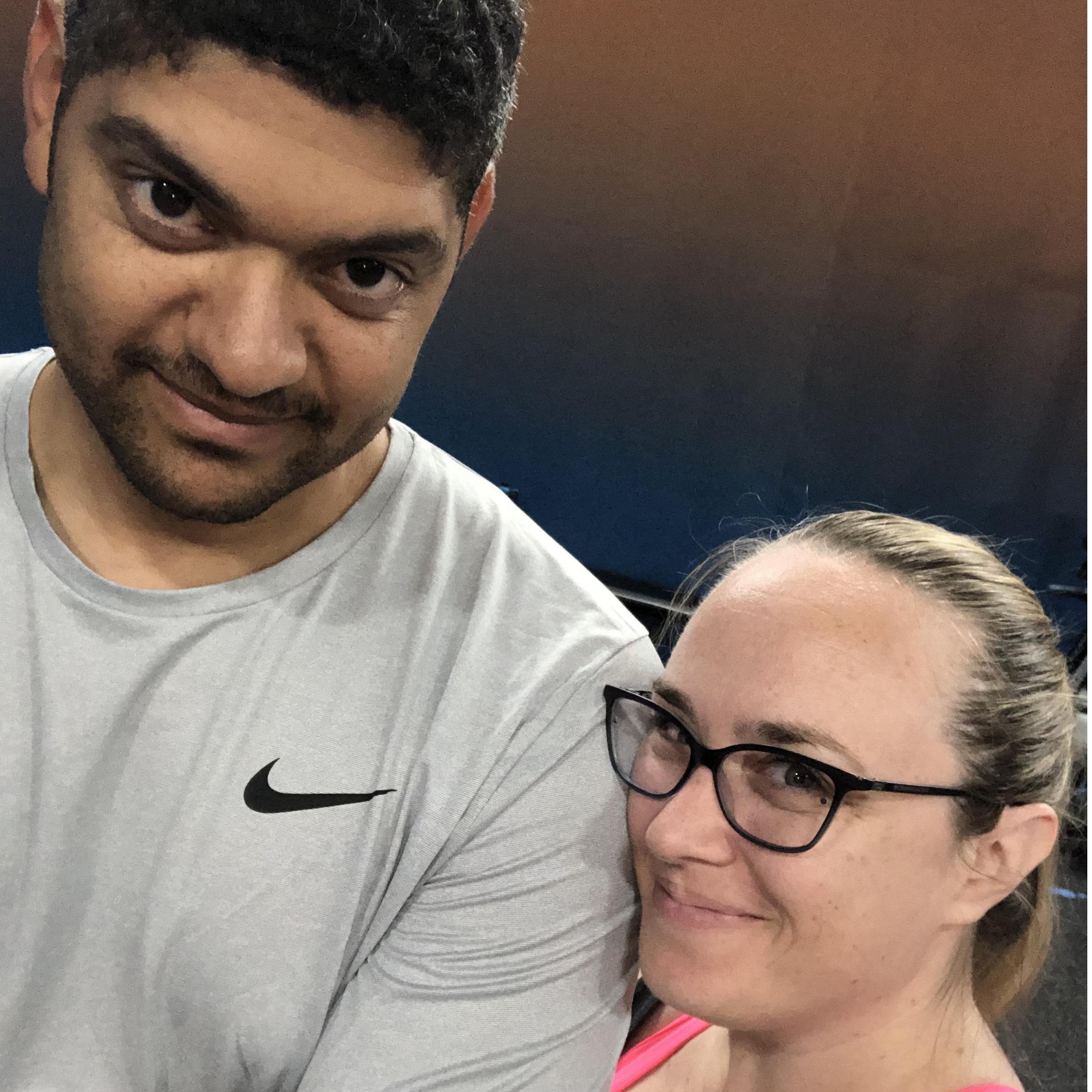 We're currently in Boot Camp - trying to get that wedding body LOL