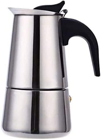 kkhouse Stainless Steel Coffee Pot Mocha Espresso Latte Percolator Stove Coffee Maker Pot Percolator Drink Tool Cafetiere Latte Stovetop (600ml)
