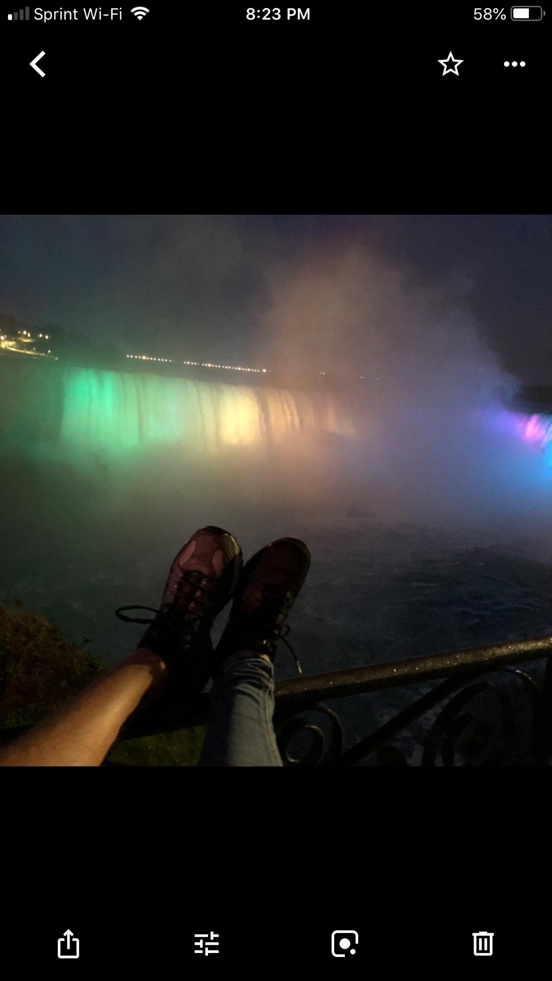 our first visit to Niagra Falls