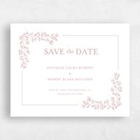 Pink Wedding Save the Date - Kalispell Frame Letterpress