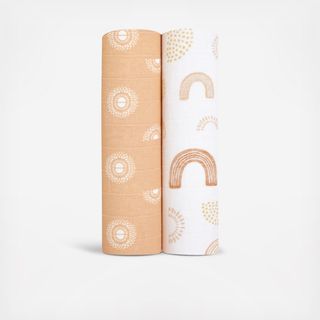 Boutique Assorted Swaddle Blanket, Set of 2