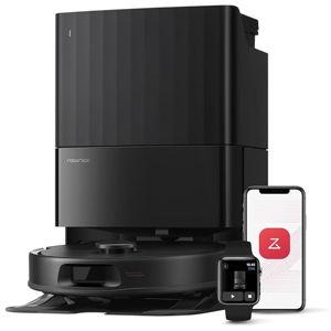 roborock Qrevo Series Robot Vacuum and Mop, 8000Pa Suction, Upgraded from Qrevo S, Anti-Tangle Brushes, Smart Obstacle Avoidance, Auto Mop Washing, All-in-One Dock, 200RPM Spinning Mops, Black(QV 35A)