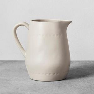 Stoneware Pitcher - Cream - Hearth & Hand™ with Magnolia