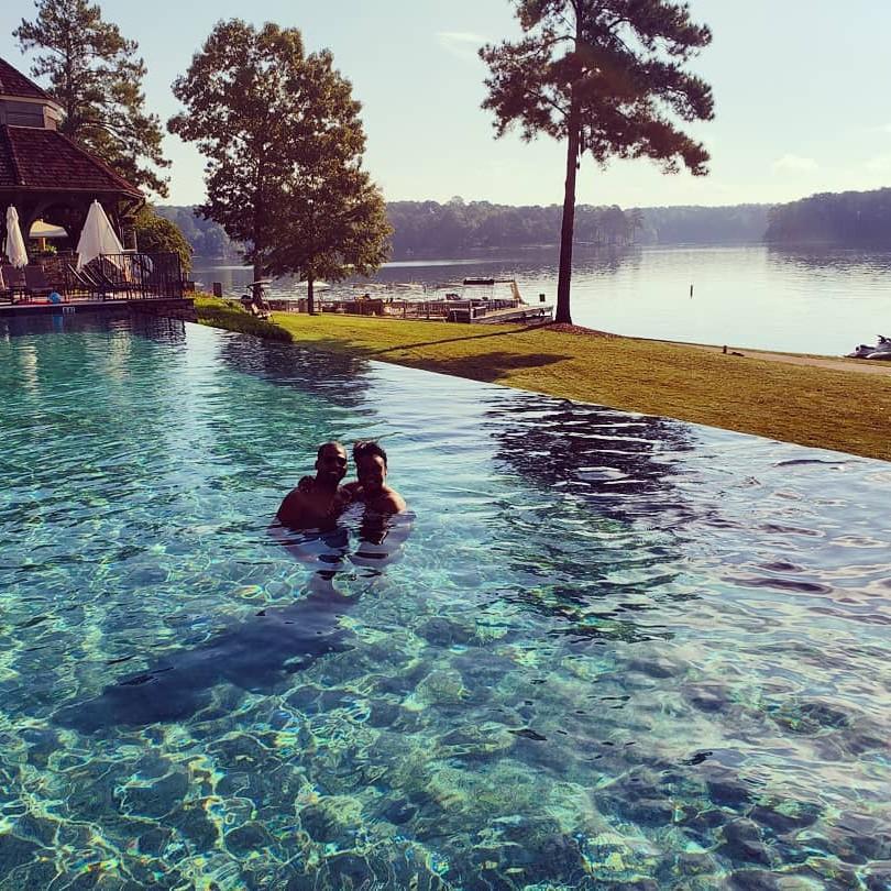 Pool fun at the Ritz Carlton Lake Oconee 🏊‍♀️🏊‍♂️