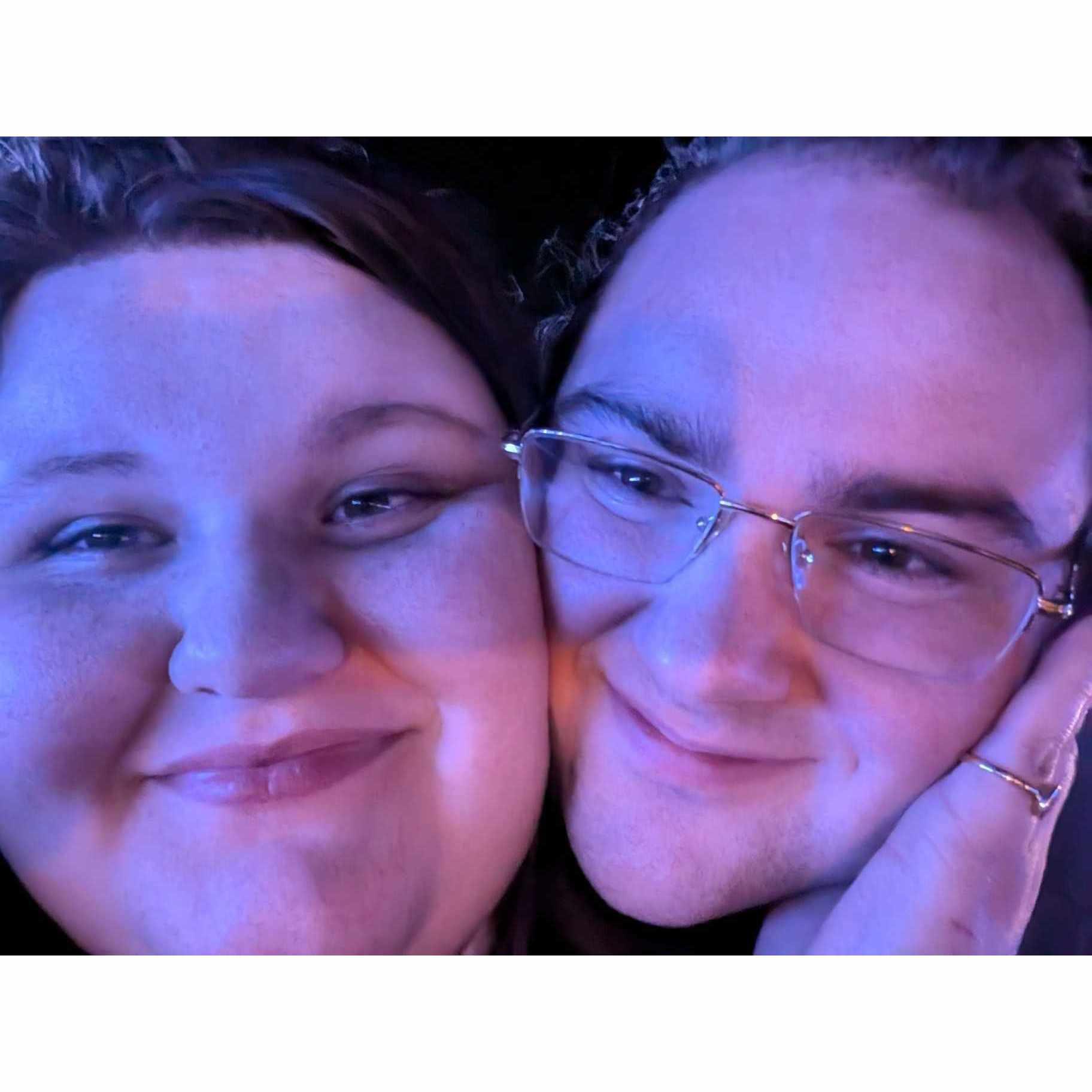 December 11, 2024 - Guess who just got proposed to minutes prior to this photo!