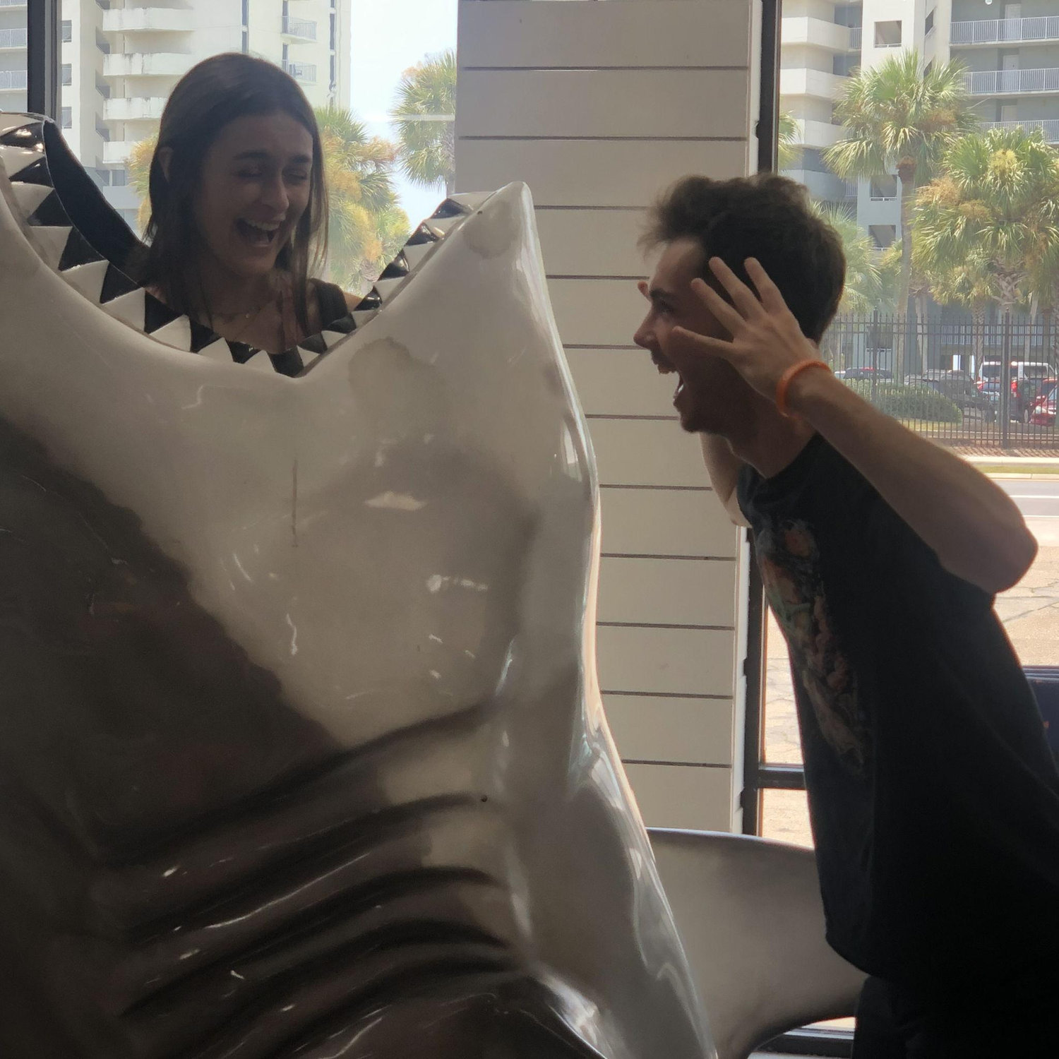 Oh no! I was eaten by a shark!