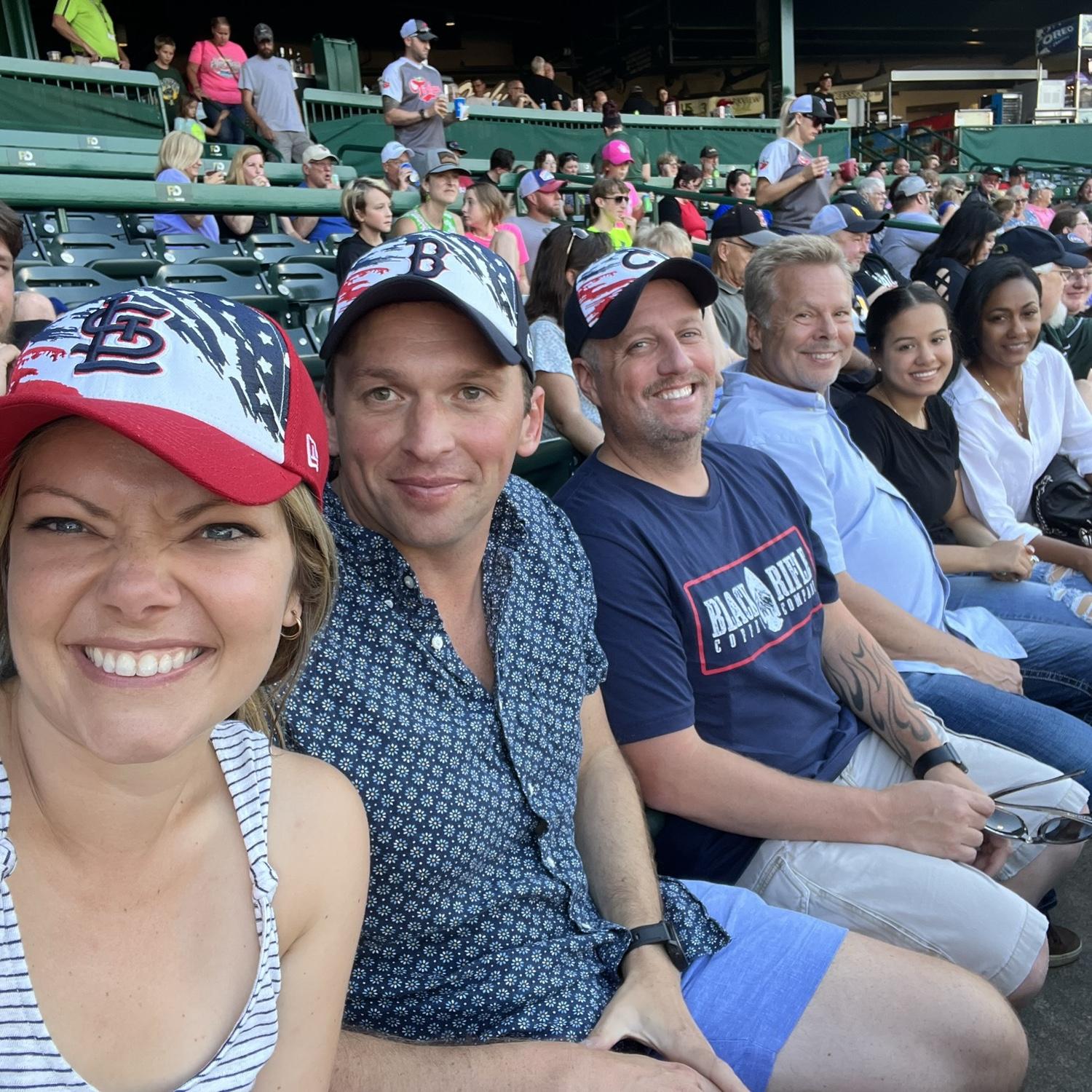 Family Night Out to see the Ft. Wayne Tin Caps baseball team