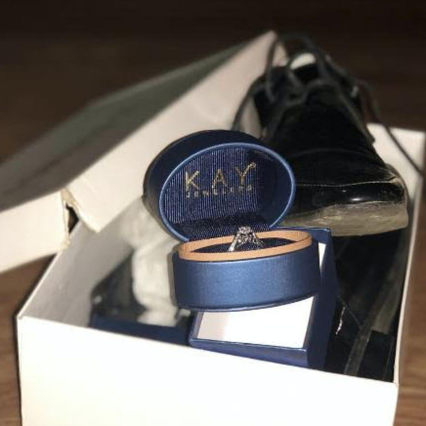For months, Taisha told Catherine that her engagement ring was in a shoe box in a closet. She always made it sound like a joke but it was the truth!