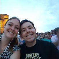 At a Show on the Rocks at Red Rocks- Star Wars? Bridesmaids?