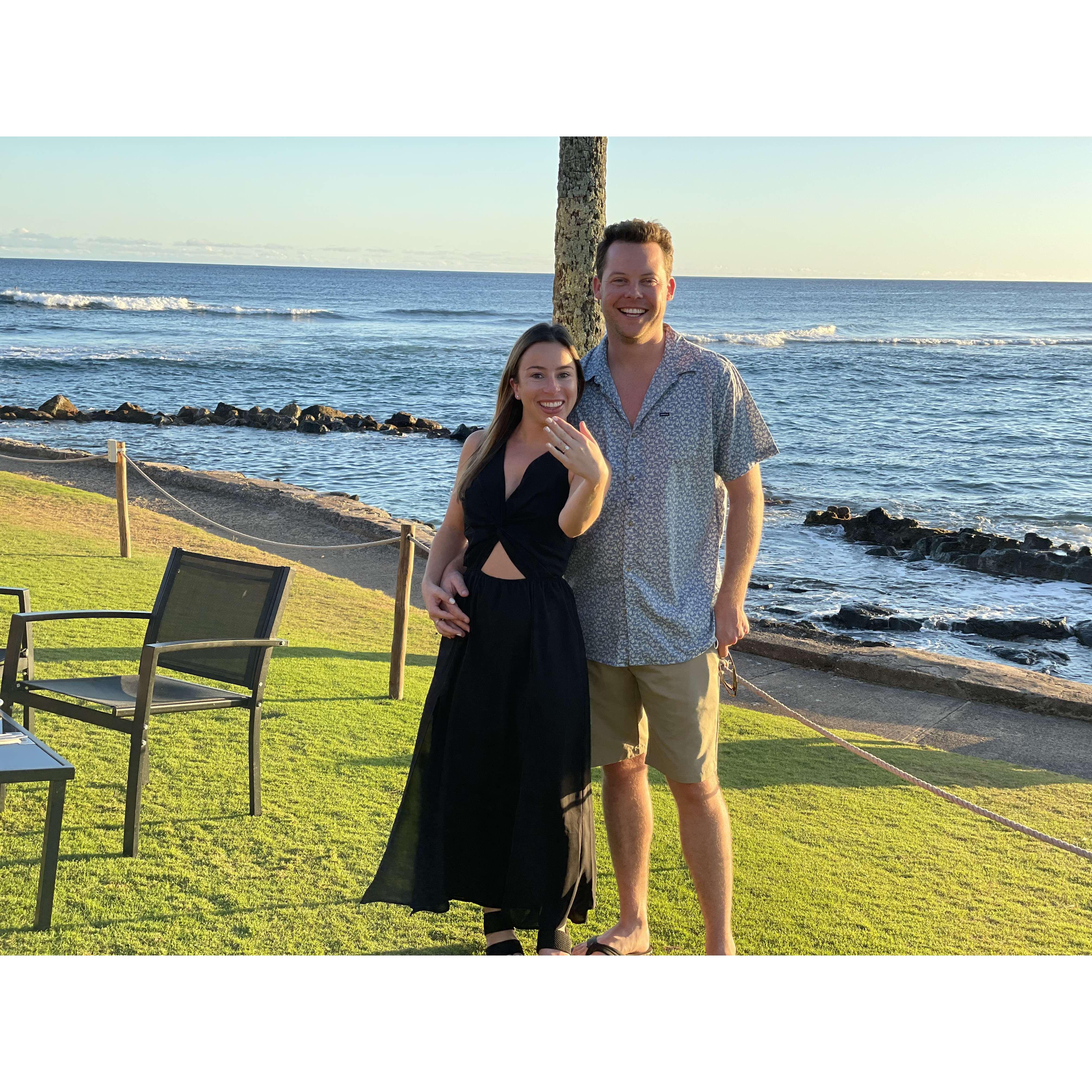 March 2022- We're engaged! 