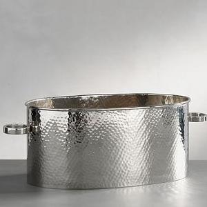 Hammered Nickel Party Bucket
