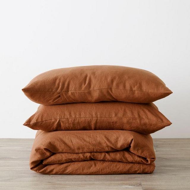 Linen Duvet Cover Set - Cedar