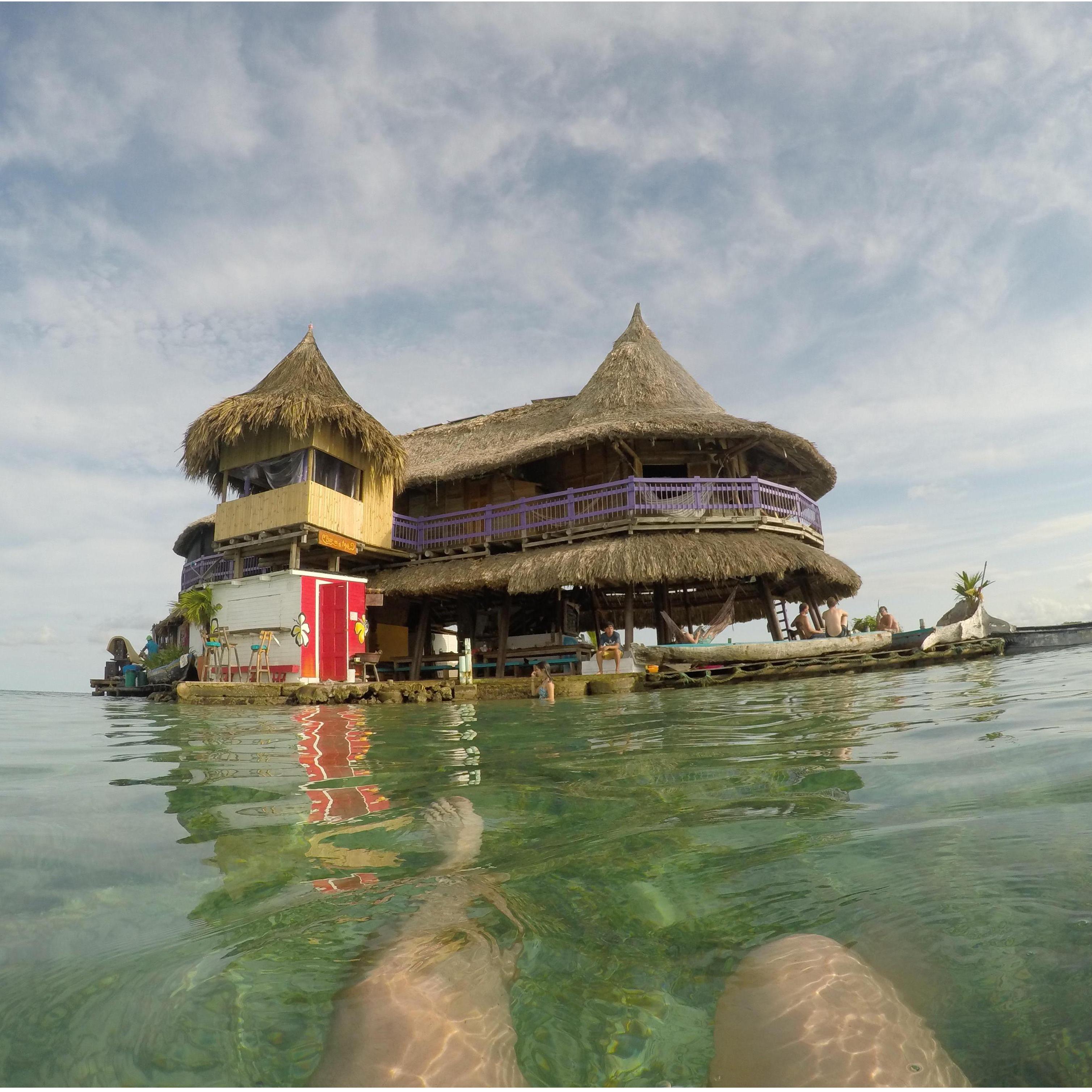 Casa en el Agua - a hostel in the middle of the ocean, near Cartagena