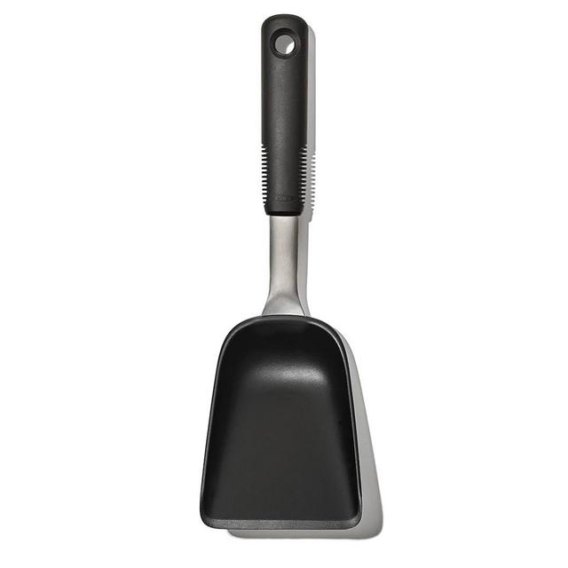 OXO Good Grips Sheet Pan Roasting Scoop for Vegetables and More, Black