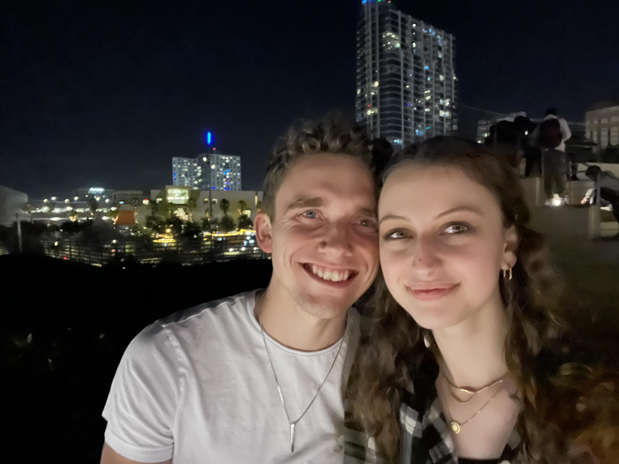 The day before we got engaged.