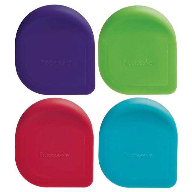 2 X Progressive International Colored Pan Scraper, 2 Piece, Color May Vary