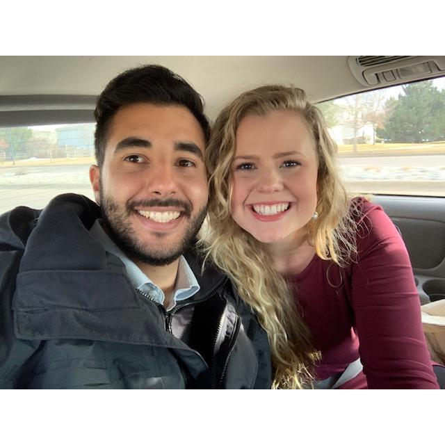 On our way to a Christmas service with Katherines family. Seeing how good she looked, I wanted to capture her beauty in this moment forever!