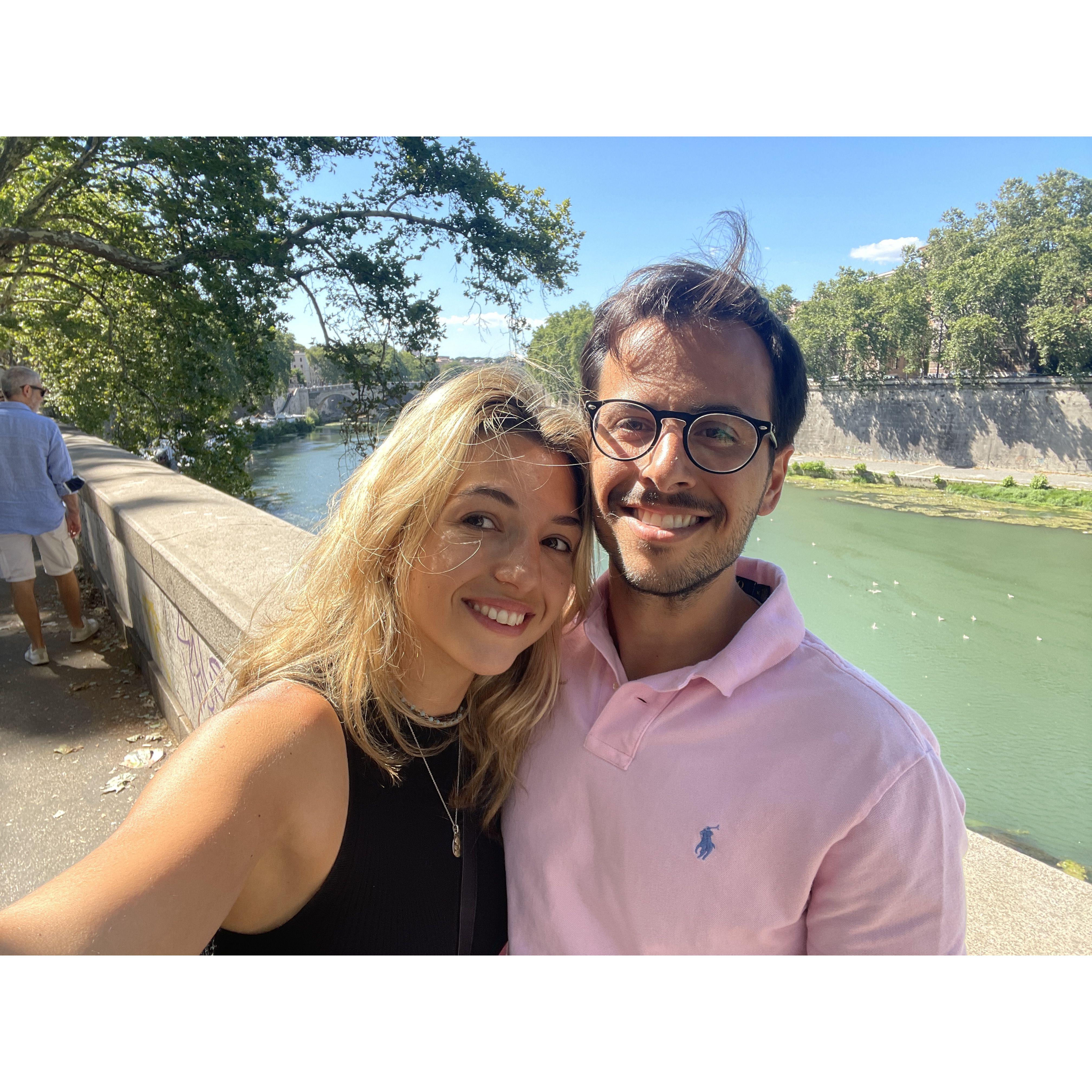 Walking through Trastevere, Rome