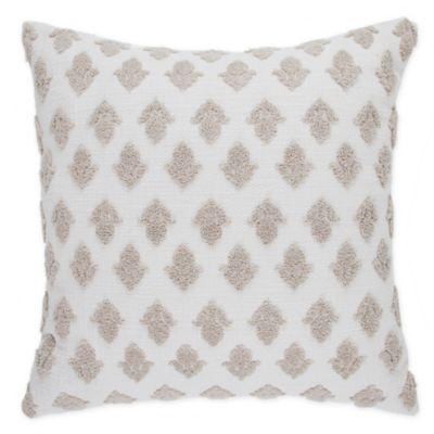 Wamsutta® Rajah Mundry Throw Pillow in Tan
